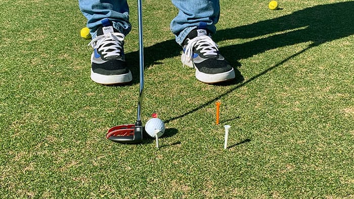putting drills with tees